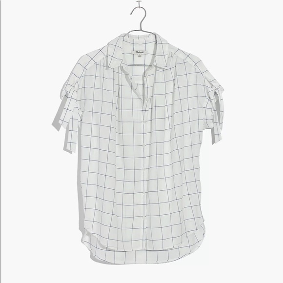 Madewell Tops - Madewell Windowpane Button-down Shirt